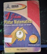 1 Jam Pintar Matematika Menguasai Dengan Jari Tangan