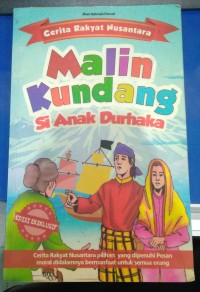 Cerita Rakyat Malin Kundang Si Anak Durhaka