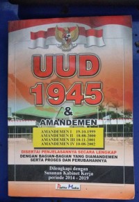 Image of UUD 1945 & Amandemennya