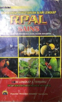 RPAL (Sains) Rangkuman Pengetahuan Alam Lengkap