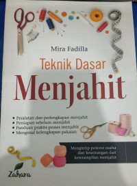 Teknik Dasar Menjahit