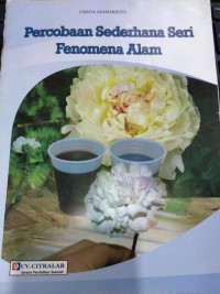 Percobaan Sederhana Seri Fenomena Alam