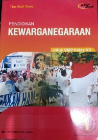 Image of Pendidikan Kewarganegaraan Untuk SMP Kelas VII