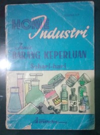 Home Industri Jenis Barang Keperluan Sehari-Hari