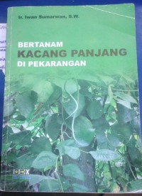 Bertanam Kacang Panjang di Pekarangan