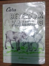 Cara Beternak Kambing