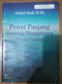 Potret Panjang Seorang Pengunjung Pantai Sanur