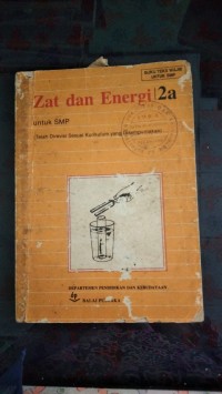 Zat dan Energi  2a untuk SMP (Telah Di Revisi Sesuai Kurikulum yang Disempurnakan)